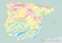 Mapa da EvoparacaoMedia Anual
