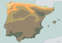 Mapa do Deficit Hidrico de Precipitacao