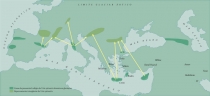 Mapa Migracao Natural Vitis Silvestris