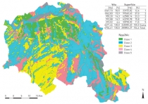 Mapa Klimatische Lagebeurteilung der DO Rueda für weisse Rebsorten