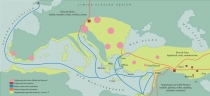 Mapa Rotas Comerciais Idade do Bronze