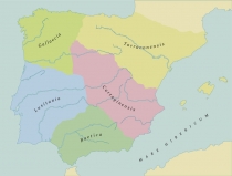 Mapa de Povos da Peninsula Iberica